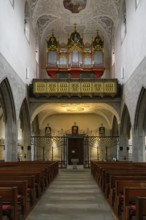 Interior view of Radolfzell Cathedral of Our Lady, Radolfzell am Lake Constance, Konstanz district,