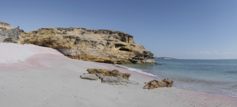 Pink beach near Khaluf, Oman