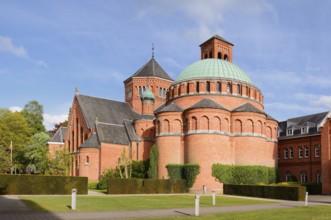 Zevenkerken Abbey, St. Andrew's Benedictine Abbey, Sint-Andries, Bruges, West Flanders, Flanders,