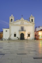 Church of Santa Maria ou da Misericordia in the evening, Praca Infante Dom Henrique, Lagos,