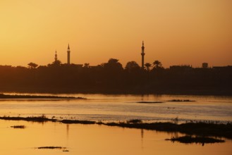 Sunset on the Nile, Luxor, Egypt