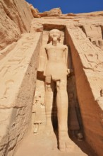 Statue of Ramesses II, Temple of Hathor or Temple of Nefertari, Abu Simbel Temple, UNESCO World