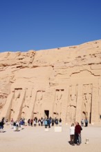 Hathor Temple or Temple of Nefertari, Abu Simbel Temple, UNESCO World Heritage Site, Nubia, Egypt