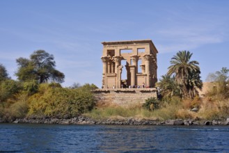 Augustus's Trajan Kiosk, Philae Temple, Lake Nasser, UNESCO World Heritage Site, Agilkia Island,
