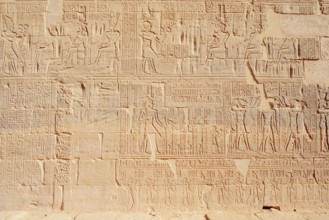 Relief, Philae Temple, UNESCO World Heritage Site, Agilkia Island, Aswan, Nubia, Egypt