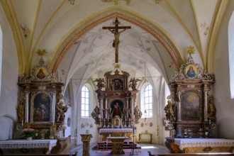 St. Maria, in the district of vineyard, Seeon, Chiemgau, Upper Bavaria, Bavaria, Germany