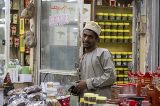 Frankincense seller, Salalah, Oman