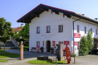 Roman Museum, Ehemaliges Römerkastel, Bedaium, Seebruck am Chiemsee, Chiemgau, Upper Bavaria,