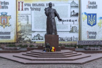 Monument to Ukrainian National Poet Taras Shevchenko, Czernowicz, Ukraine