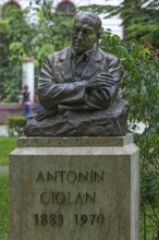 Bust of Romanian conductor Antonin Ciolan, 1883-1970, Cluj-Napoca, Romania