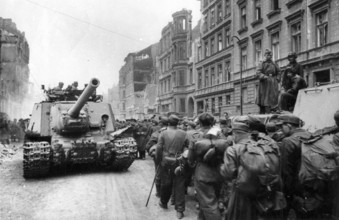 German prisoners of war in Berlin, early May 1945, Germany