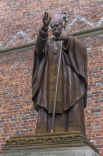 Statue of Pope John Paul II, 1920-1978, Drochobych, Ukraine