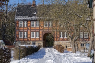 Steinhuder Meer Winter Castle Hagenburg Germany