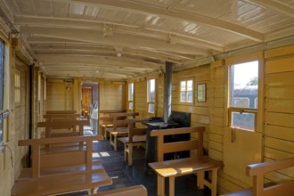 Historic train compartment Rinteln-Stadthagener Dampfeisenbahn Stadthagen Germany