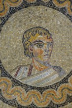 Floor mosaic, Basilica of Santa Maria Assunta of Aquileia, St. Hermagor, Aquileia near Grado,