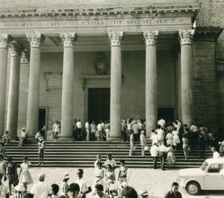 Historical photo summer 1961, Basilica of San Marino, San Marino, Italy