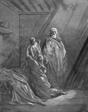 Elias awakens the widow's son, the Lord listened to Elijah's prayer, the life force returned to the