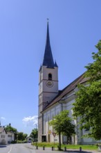 Pfarrkirche Mariä Himmelfahrt, Halfing, Chiemgau, Upper Bavaria, Bavaria, Germany