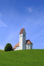 St. Florian bei Frasdorf, Chiemgau, Upper Bavaria, Bavaria, Germany