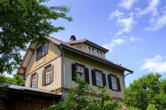 Railway Station, Öchsle Bahn, Reinstetten, Rottum Valley, Upper Swabia, Baden-Württemberg, Germany