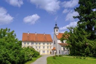 Former Imperial Abbey of Gutenzell an der Rot, Rottal, Upper Swabia, Baden-Württemberg, Germany