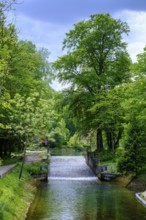 Isarwehrkanal, Isarlände, Thalkirchen, Munich, Upper Bavaria, Bavaria, Germany