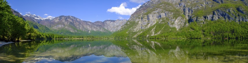 Westende, lakeside, Bohinjsko jezero, Lake Wochein, Bohinj, Upper Carniola, Slovenia