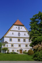 Town hall in former castle, Schechen, Upper Bavaria, Bavaria, Germany