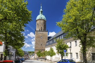 St. Anne's Church in Annaberg, Annaberg-Buchholz, Ore Mountains, Saxony, Germany