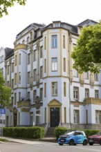 Kyffhäuserburg heritage-protected residential building in Hübschmannstraße, Art Nouveau villas and