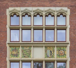 Historic Oberpostdirektion building on Reichsstraße 11, Art Nouveau villas and Wilhelminian era