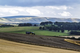 Scottish fields and farms, Southeast Scotland, UK