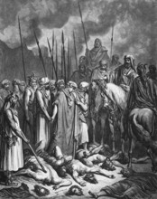 Joshua spares Rahab, Joshua let the harlot Rahab and her family live, book of Joshua, chapter 6,