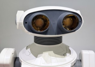 Omibot 2000, head of the Japanese toy robot from the 1980s, Germany