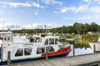 Luröbåten small boat that connects the Värmlasnäs in Lake Vänern with the Lurö archipelago in a