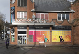 Grosvenor Casinos casino building, Queens Road, town centre of Reading, Berkshire, England, UK