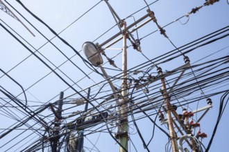 Power, Internet, data lines, Kuta, Bali, Indonesia