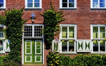 Characterist houses in the Dutch Quarter of Potsdam, Brandenburg, Germany