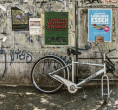 Bicycle scrap at Bassinplatz in Potsdam, Brandenburg, Germany