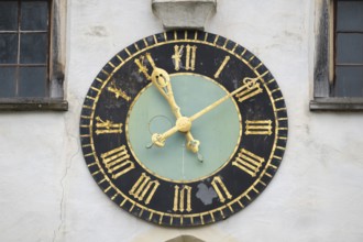 Large watch with gold-plated dial, Protestant Seminary, Blaubeuren, Swabian Jura,