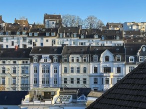 Residential district with residential buildings from the Gründerzeit period in Wuppertal, Germany