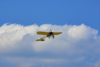 Flight demonstration of a replica Bleriot XI La Manche by Mikael Carlson as part of the 16th