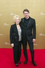 Liv Ullman with her grandson Halfdan Ullmann Tondel, EUROPEAN FILM AWARDS Berlin 2026, photo call