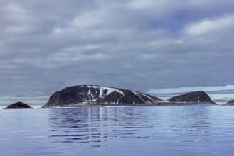 Phippsøya / Phipps Island in the Arctic Ocean, largest island in Sjuøyane, archipelago north of