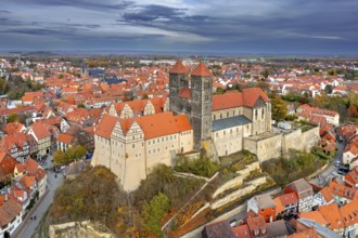 Castle and Quedlinburg Abbey, Reichsstift Quedlinburg, former abbey of secular canonesses in the