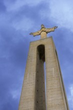 Jesus statue at the Sanctuary of Christ the King / Santuário de Cristo Rei in the city Almada,