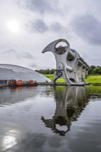 Falkirk Wheel, Forth and Clyde Canal, Falkirk, Scotland, UK