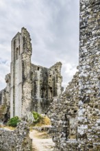 Ruins of Corfe Castle, Wareham, Dorset, England, United Kingdom