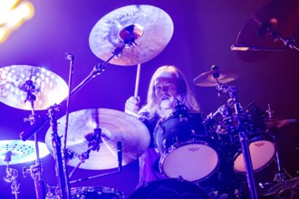 Ariën van Weesenbeek, drummer from Epica, live on Arcane Dimensions Tour 2026 at Munich's Zenith on