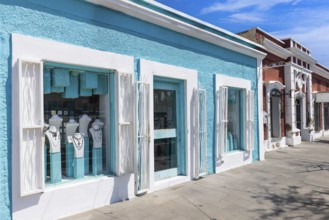 Scenic colonial streets and architecture of San Jose del Cabo in historic city center, hub for